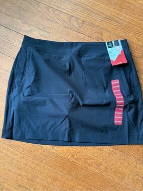Black Athletic Skort with Pockets